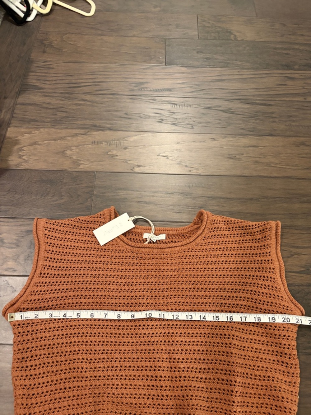 New With Tags Z Supply cropped Cotton Sweater Sz M - Picture 6 of 8